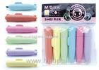 Lovely Boat Mini Highlighter Marker Pen Set With Translucent Barrel For School