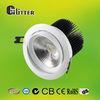 Low Power Consumption COB LED Downlight CRI 85 For Hotel / Restaurant