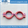 Concrete pump parts coupling / pipe clamp manufactory