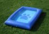 Mini Blue Indoor Inflatable Dog Swimming Pool For Pets 32m With CE