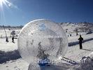 Transparent Inflatable Zorb Ball For Snow / Giant Inflatable Zorbing Water Ball