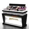 Wooden Acrylic Makeup Display Stand Countertop Cosmetic OrganizerWith LED