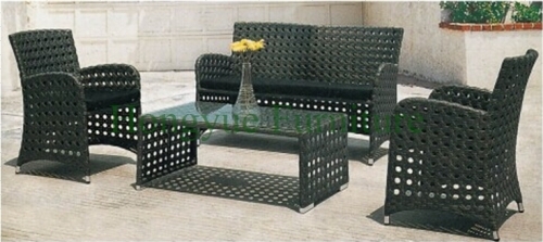 Outdoor wicker furniture sofa set rattan sofa set factory