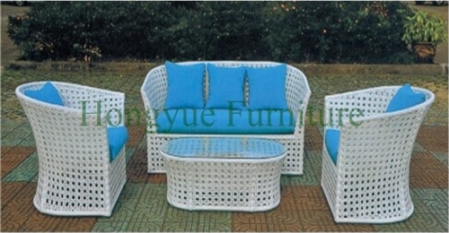 Wicker sofa set furniture outdoor rattan sofa set solutions