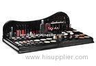 Acrylic Makeup Organizer Cosmetics Display Racks / Cosmetic Organizer CountertopBlack Smooth