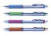 Stylish Silver Barrel And Metal Clip Refillable Mechanical Pencil Set For Student