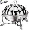 Pumpkin Shape Cover With Handle Silver Chafing Dishes To Keep Food Warm