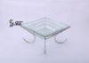 4 Feet Stainless Steel / Gold Plated / Silver Plated Food Serving Stand For Wedding Banquet