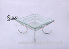 4 Feet Stainless Steel / Gold Plated / Silver Plated Food Serving Stand For Wedding Banquet