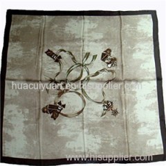 Customized Design Silk Twill Scarf