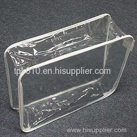 Clear PVC/Vinyl Bag with Handles Transparent Wire Frame Zipper Bag for Bedsheet Quilt Blanket Duvet Bedding Packaging