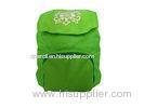Green Promotional Lightweight Backpacks Sports School Bags Foldable Varity Molds