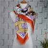 Custom Design 100% Pure Silk Twill Scarf