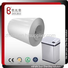 White Electronic trash can Aluminum PCM