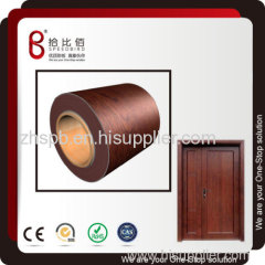 SPEEDBIRD Wood Grain Stainless Steel Sheet for Fireproof Door