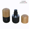 bamboo cosmetics pack 1 oz capacity 30ml liquid foundation bottle with bamboo cap