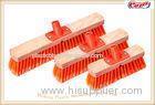 40cm Wooden Block Durable Sweeping Brooms PP Screw Stiff Orange