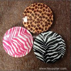 PLASTIC COMPACT MIRROR W/WATER PRINT