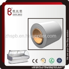 decoration wall pvc laminated metal coil for freezer panel