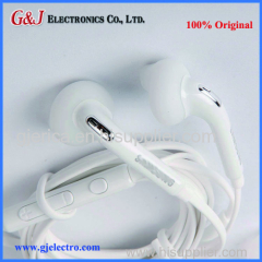 New arrival earphone for Samsung handsfree Note5 headset with mic