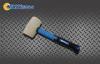 White Head Rubber Mallet Hammer Non - Slip Grip Handle With Shock Reduction