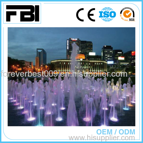ourdoor music dancing fountain project with led light decoration water fountain