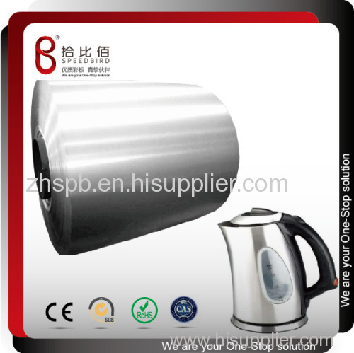 HOME APPLIANCE galvanized base color coated steel coil for electric kettle