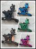 HTM-C07 Colorized TattooMachines With Handmade Iron Shader And Liner For Body Tattooing
