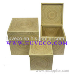 High Quality Bamboo Storage Box Set