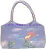 Beautifully Handmade Embroidered Silk Handbag