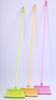 Sweeping PVC Colorful Eco friendly Plastic Broom Medium Soft Bristle