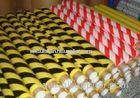 Double Color Striped Hazard PVC Warning Tape With 48mm Or 50mm Width
