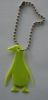 penguin reflective key pendent bag hanger