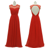 ALBIZIA Hot Sale Long Good Quality Chiffon Beaded Tulle Sexy Prom Evening Dress