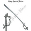 Belly Dance Dragon Scimitar Sword Silver Handle