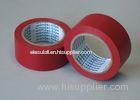 Red Adhesive Floor Marking Tape PVC Film Thickness 0.5MM For Pipe Wrapping