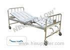 Simple home Manual Double Crank Medical Hospital Beds with No Guardrail