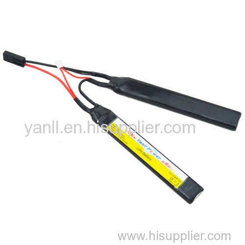 LiPo Airsoft Gun Battery Pack 7.4V 1500mAh RC LiPo Battery for Airsoft Gun