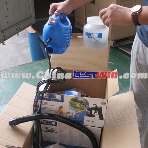 PAINT SPRAYER ZOOM SPRAY SYSTEM ELECTRIC GUN PAINTING FENCE BRICKS 