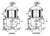 Self Cleaning Water Filter For Heat Exchangers / 40 Micron Self Cleaning Strainer