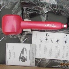 AUTOMATIC HAIR CURLER DIGITAL LOC DISPLAY RED