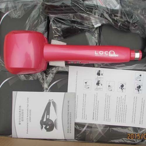 AUTOMATIC HAIR CURLER DIGITAL LCD DISPLAY PINK