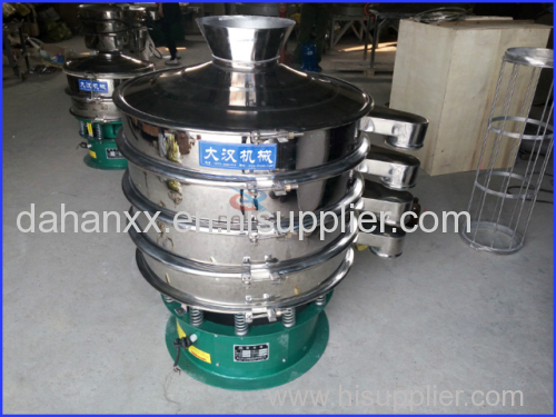 3 layers circular vibrating filter sieve vibrating screen classifer with stainless steel