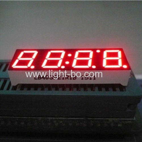 Super red 10mm 4 digit 7 segment led display Common anode for instrument panel