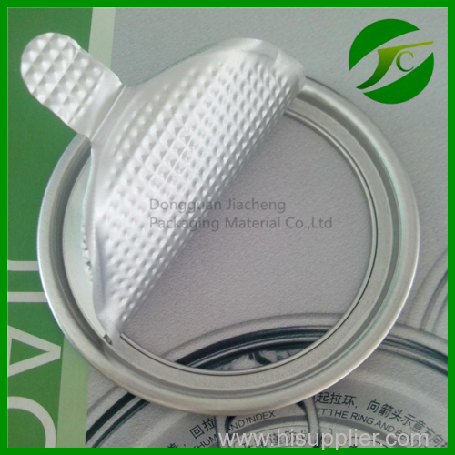 83mm aluminium shell foil lid