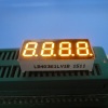 Super bright amber 9.2mm(0.36&quot;) 4 digit 7 segment led display common cathode for digital indicator