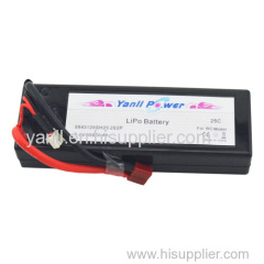 RC LiPo Car Battery Pack 2S2P 7.4V 5800mAh 25C RC Car Battery Pack