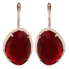 2015 Manli low price and top quality Natural red latest Earrings design for women