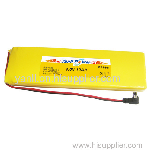 LiFePo4 battery pack for Electronic Scales 9.6V 10Ah