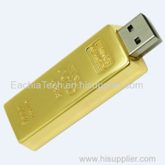 Personal USB Drive Bullion 16GB custom bullion flash memory factory in china and supplier of bullion pen drive with LOGO